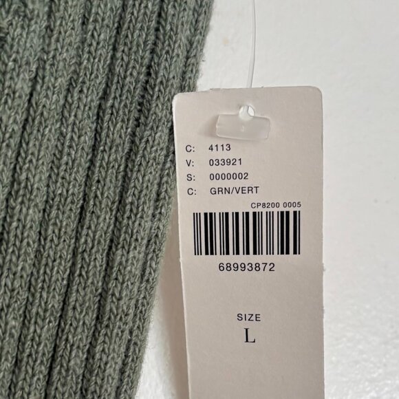 NWT Anthropologie Pilcro Double Strap Green Knit Tank Top (size L) - Picture 2 of 5